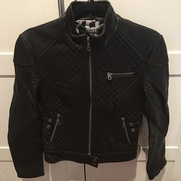 DKNY Leather Jacket - Picture 6 of 10